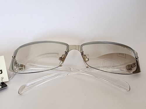 Gafas de sol Pierre Cardin Paris Moda Policarbonato UV-400 Plateadas Nuevas con Etiquetas - Imagen 6 de 13