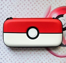 Nintendo Switch Pokeball Carrying Case - Durable Hardshell - Waterproof 