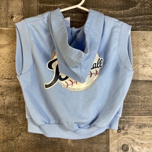 Vintage Wonderful World of Disney Baby Boys Clothes SZ 18M Full Zip Hooded Vest - Picture 6 of 8