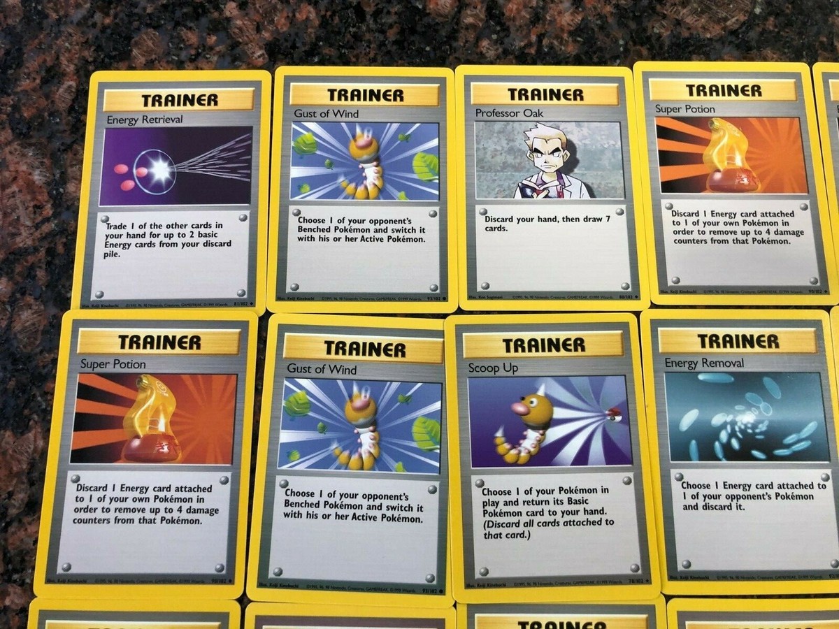 LOT OF 18 Pokemon 1995/96/98 Set Common/ Uncommon Cards Near Mint LOT OF 18 Pokemon 1995/96/98 Set Common/ Uncommon Cards Near Mint