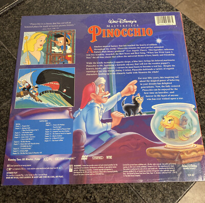 Walt Disney's PINOCCHIO Laserdisc Stereo LD BRAND NEW SEALED | eBay