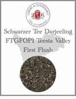 Schwarzer Tee Darjeeling FTGFOP1 Teesta Valley First Flush 1 Kg