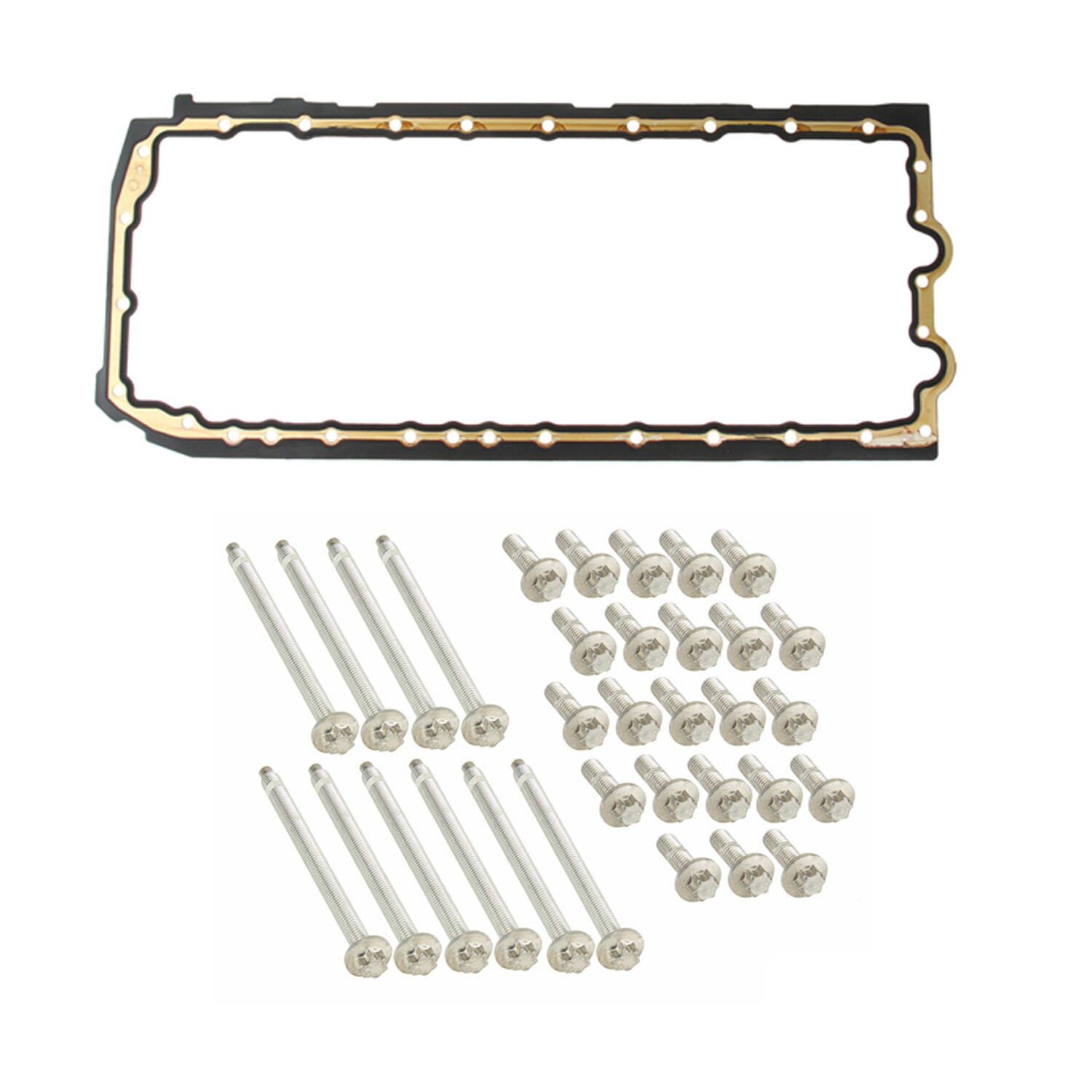 Genuine BMW OEM Engine Oil Pan Gasket N55b Oil Pan Bolt Set For BMW E60