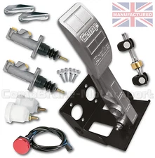 PREMIER FLOOR MOUNTED BRAKE PEDAL + KIT  **ALUMINIUM** CMB6750-ALI-KIT