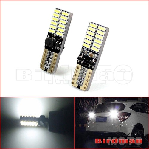 Pair T10 W5w 194 168 24 Smd 4014 Led Strobe Flash Reading Light Bulb Lamp White Ebay