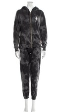 Aviator Nation Tie Dye Set Sweatpant Hoodie Lounge Set 2 Pc Preowned