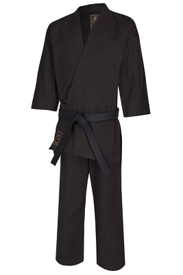Karate Gi Tora Black   14 oz  Ju Jutsu / SV / Karate