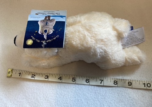 On The Night You Were Born Nancy Tillman Polar Bear Plush Rattle NWT Loved G9 - Picture 8 of 11