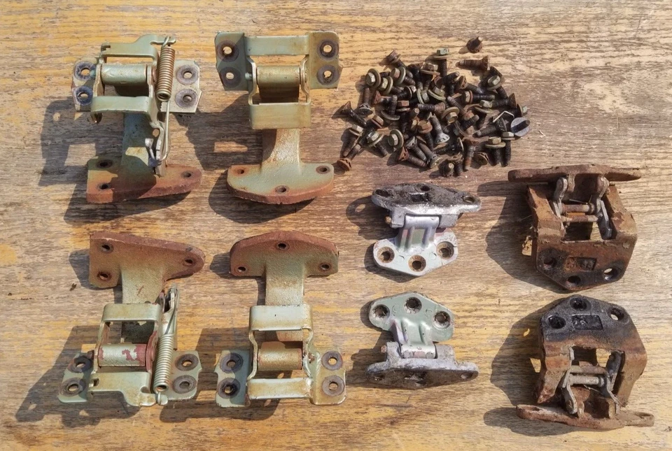 Bisagras de puerta perno ALL FOUR 64 1964 Impala Chevy Chevrolet Belair Biscayne 63 1963 Foto 2 de 4