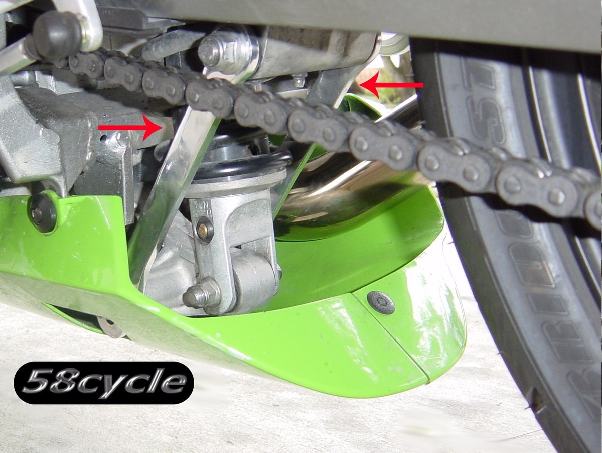 02-03 ZX9R Polished Lowering Links ZX9 2002 2003 Kawasaki | eBay