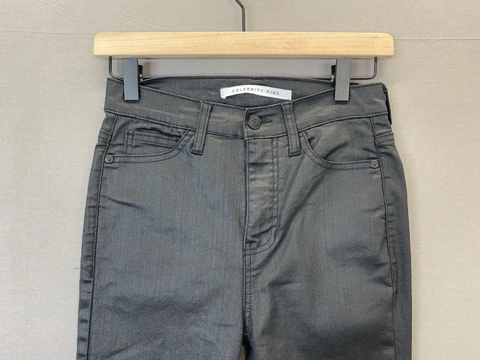 Женские узкие серые джинсы Celebrity Pink 3/26 - Изображение 3 из 4