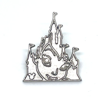New! WDW Disney Tinker Bell Cinderella's Castle Silver Chaser Hidden Mickey Pin