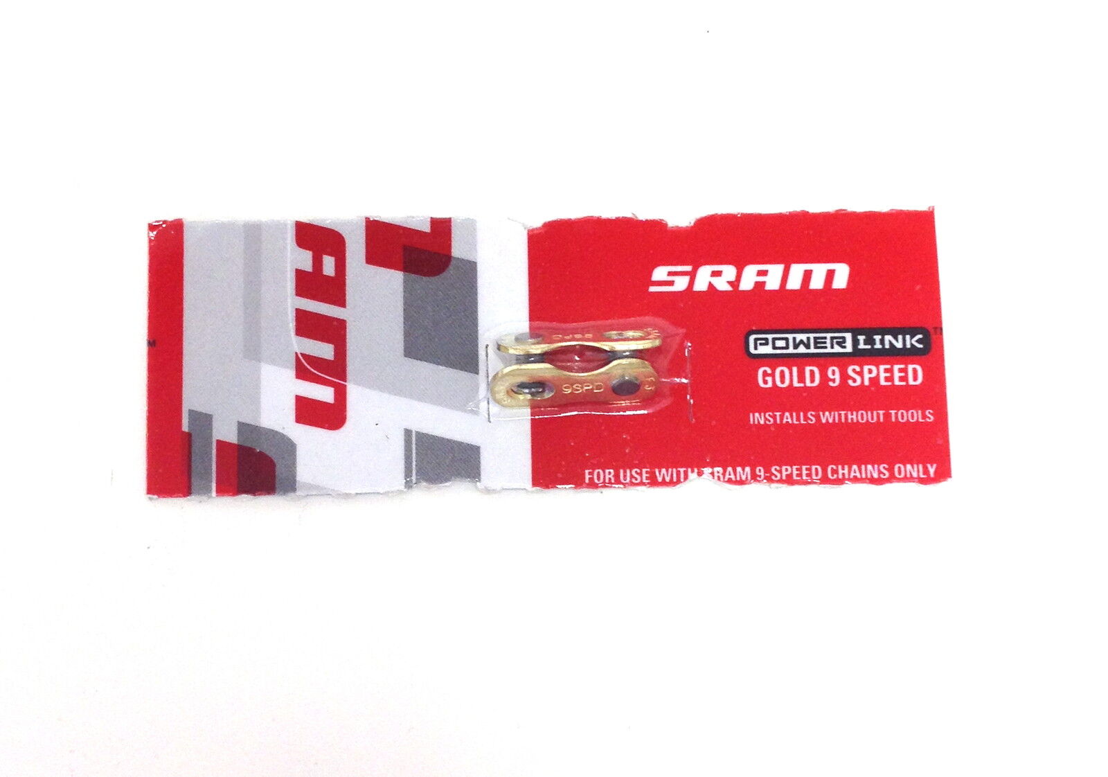 ABUS 9 compartment verschlußglied SRAM Powerlink Gold