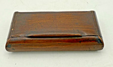 Vintage Antique Wooden Snuff Box Rosewood?