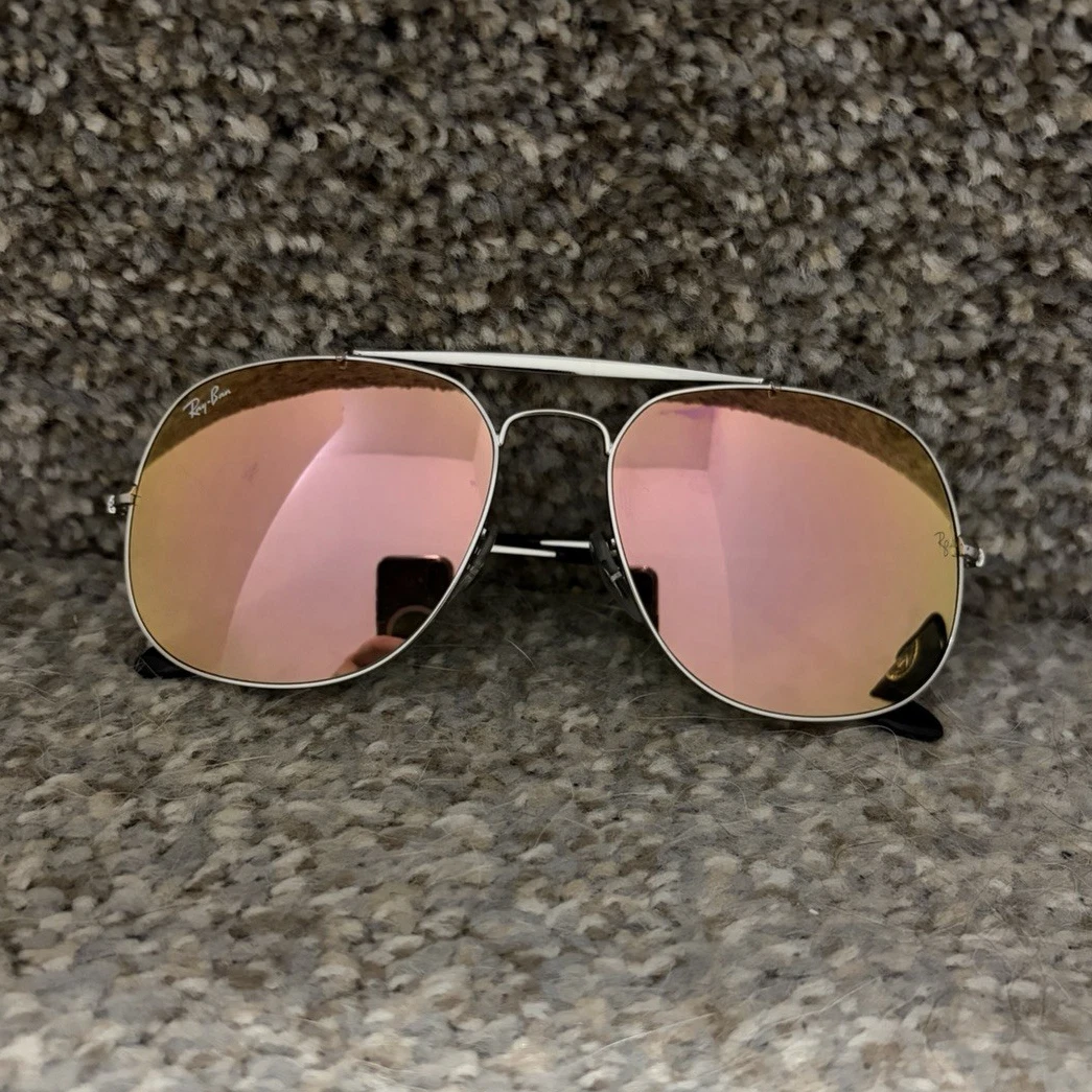 Ray-Ban Silver Aviator Mirrored Sunglasses for Men for sale | eBay
