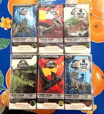 Universal Jurassic World Dinosaur 12 Travel Packs Tissue Paper 2 Ply Facial Nose