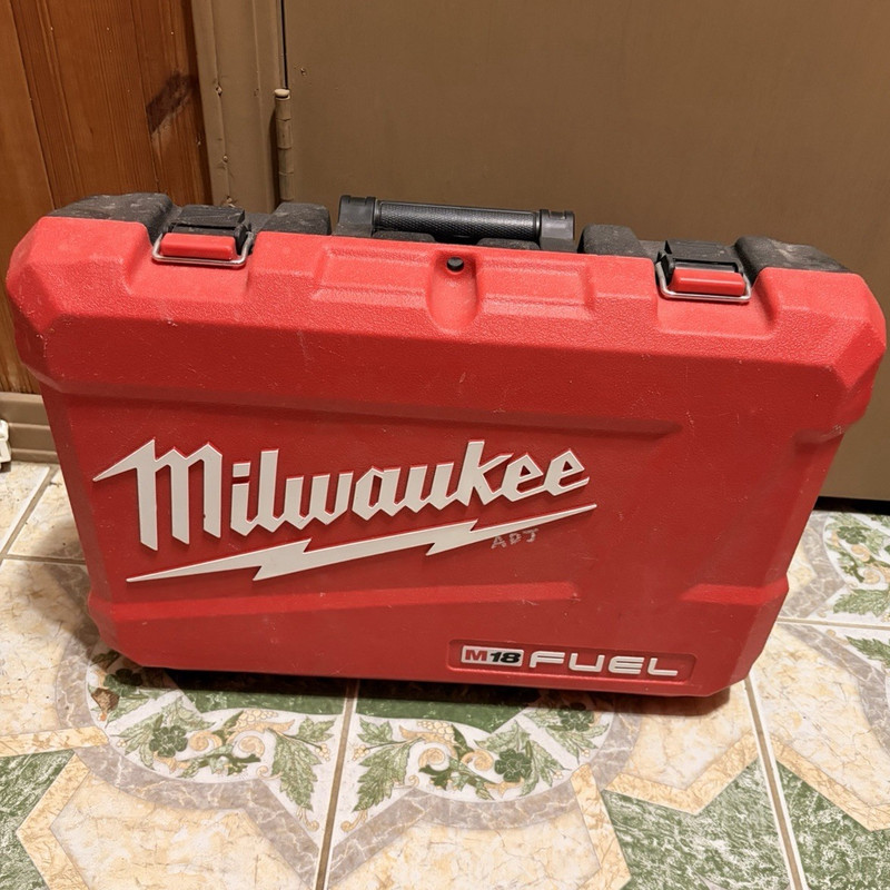 Milwaukee M18 FUEL Tool Case Plastic Hard Carrying Case w/ Handle Red/Black
