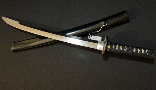 Antique Japanese Samurai Sword -Old Wakizashi SIGNED -IN FULL POLISH