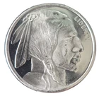 1oz Golden State Mint .999 Fine Silver Buffalo Bullion Round