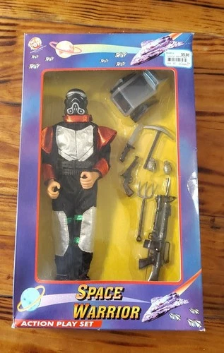 Space Warrior Action Play Set - 12" Warrior From Space w/accessories - 1997 MIB