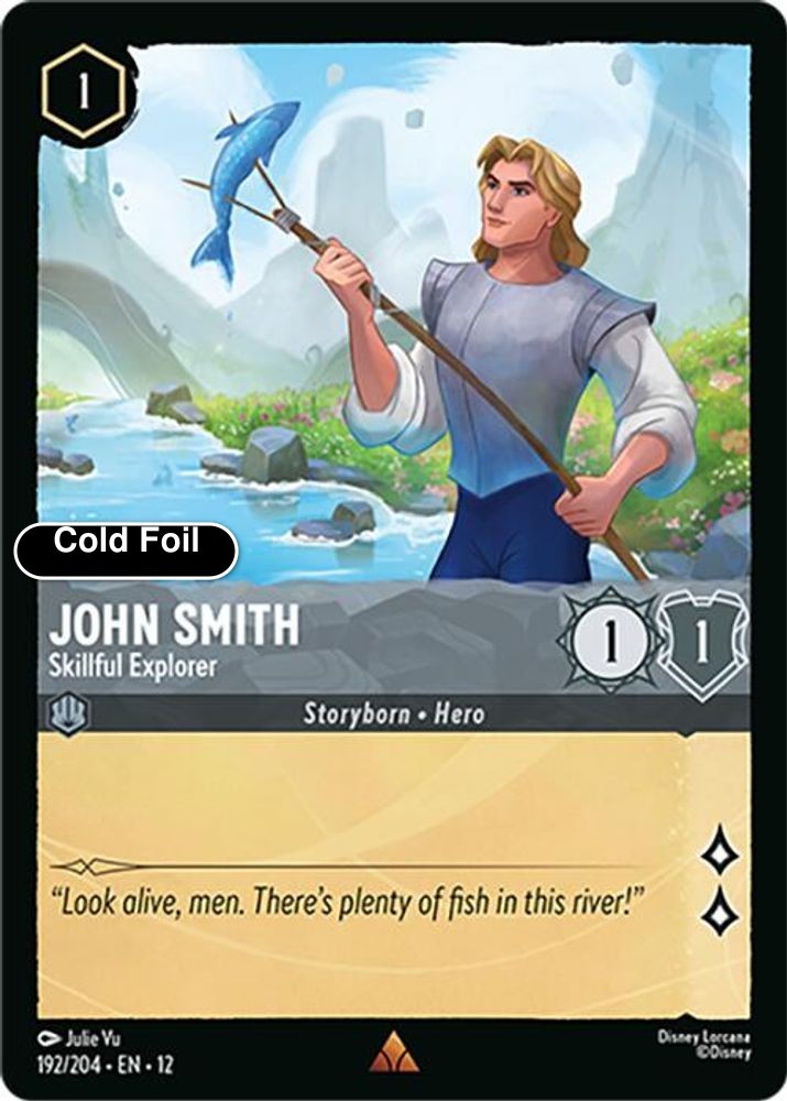 John Smith - Skillful Explorer [12 - 192/204] Rare Cold Foil NM Wilds Unknown