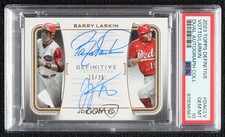 2023 Definitive Collection Dual 15/35 Joey Votto Barry Larkin PSA 10 Auto n8a