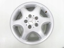 1x Alufelge 16 Zoll 7.0" 5x112 37ET Glanz Silber A2084010502 Mercedes-Benz Clk 1x Alufelge 16 Zoll 7.0" 5x112 37ET Glanz Silber A2084010502 Mercedes-Benz Clk