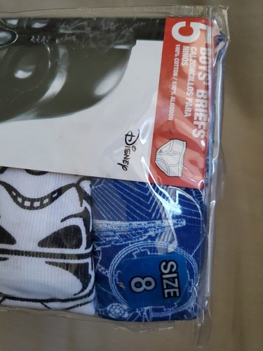 Star Wars 5-Pack Boys Briefs Size 8 - Picture 2 of 11