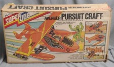 Super Joe Avenger Pursuit Craft W Box Hasbro 1977 1978 GI Joe Sears Exclusive