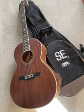 PRS SE P20 - LEFT HANDED!  Parlour Acoustic Guitar in Vintage Mahogany + Gig Bag