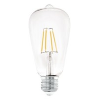 Eglo Led Filament Leuchtmittel Edison ST64 7W =60W E27 Klar 806Lm Warmweiß 2700K