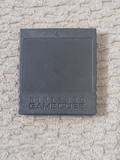 OEM Nintendo GameCube Memory Card 251 Blocks Jet Black Authentic DOL-014