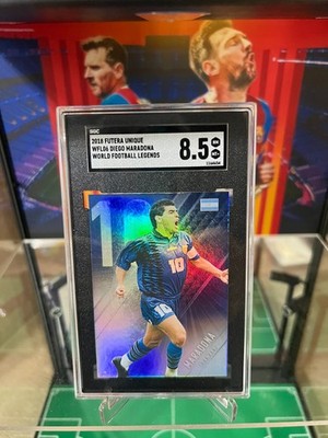 2018 Futera World Football Legends Diego Maradona #WFL06 SGC 8.5