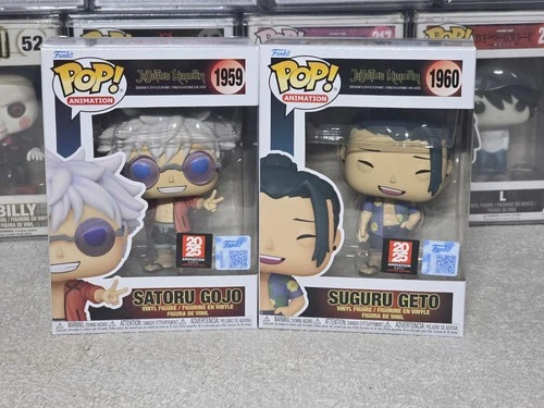 Funko Pop! Anime Expo Exclusive Jujutsu Kaisen Satoru and Gojo Suguru Geto