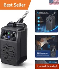 Mini Electric Guitar Amp 5W, Portable Guitar Amp Bluetooth with Built-in 4 Ef...