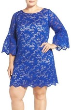 Eliza J Women's Size 14W Lace Shift Dress