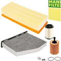 Mann-Filter Filter Filtersatz Aktivkohlefilter FüR A3 Octavia Golf Touran TDI