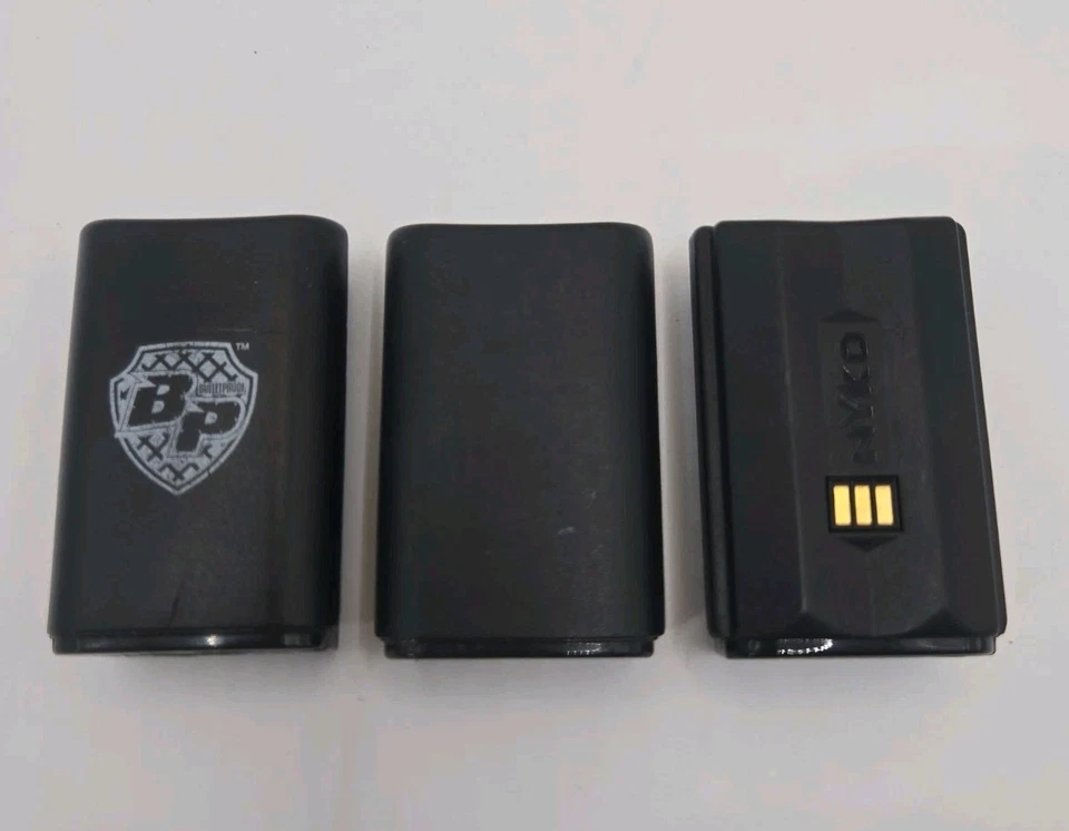批量 3 件 Xbox 360 可充电电池组 微软 Nyko 和通用... — 第 2/2 张图片