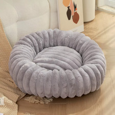 Round Pet Bed for Large Dog, Winter Warm Cat Sofa Bed Washable Large Dog Bed All