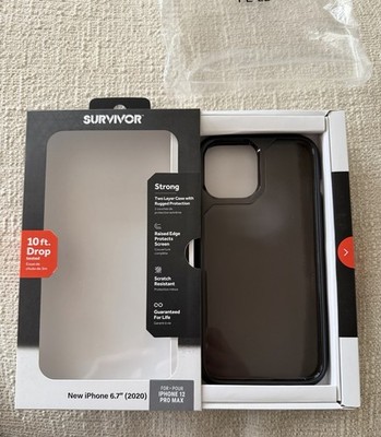 iPhone 12 Pro Max Hülle Griffin Survivor Schwarz NEU