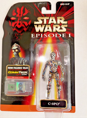 STAR WARS EPISODE 1 C-3PO with Comm Chip