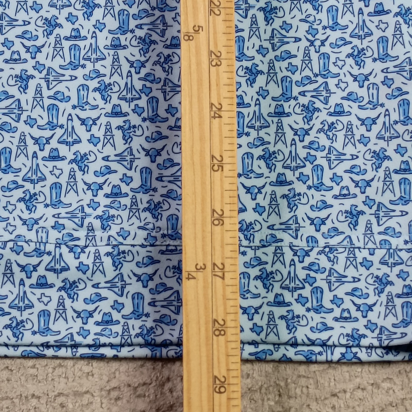 Rhoback Performance Q-Zip Pullover Medium Blue Te… - image 9