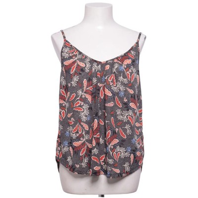 H&M Conscious, Tank­top, Größe: M, Schwarz/Mehrfarbig, Polyester, Print #vnv