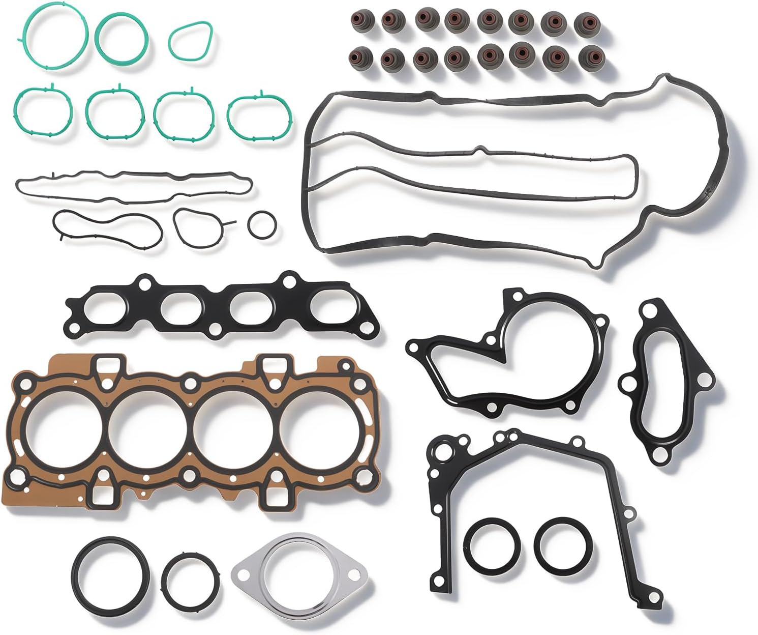 Cylinder Head Gasket Set 2011-16 Ford Fiesta 1.6L L4 DOHC Engine MLS Gasket Kit