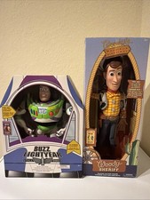 Disneys Story Buzz Lightyear Woody Action Fig...