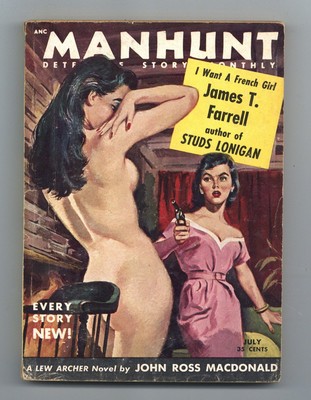 Manhunt Magazine Vol. 2 #5 VG+ 4.5 1954