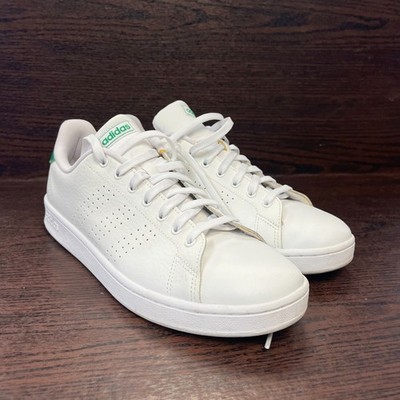 Adidas Men's Grand Court Base Sneaker Size 11.5 White Green Casual Tennis F36424