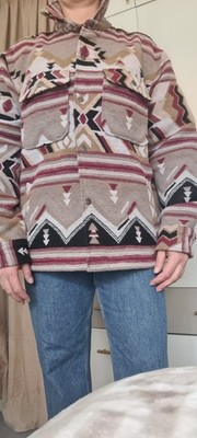Redefined Rebel AMAR Jacke Gr. L beige/aztec