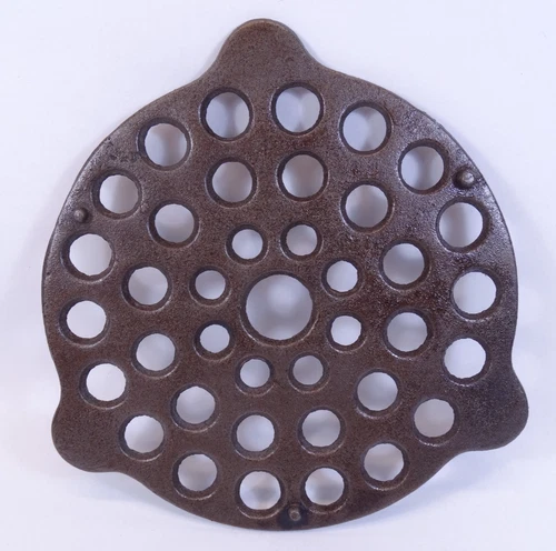 Antique Trivet Cast Iron #8 Dutch Oven Rack/Roaster 7.25" Diameter