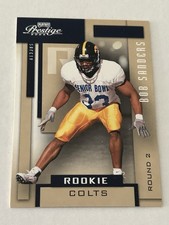 2004 Playoff Prestige #185 Bob Sanders Rookie Card Iowa Hawkeyes Indy Colts NM/M. rookie card picture